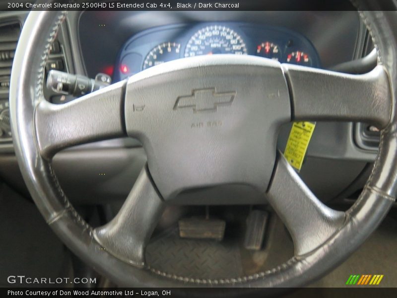 Black / Dark Charcoal 2004 Chevrolet Silverado 2500HD LS Extended Cab 4x4