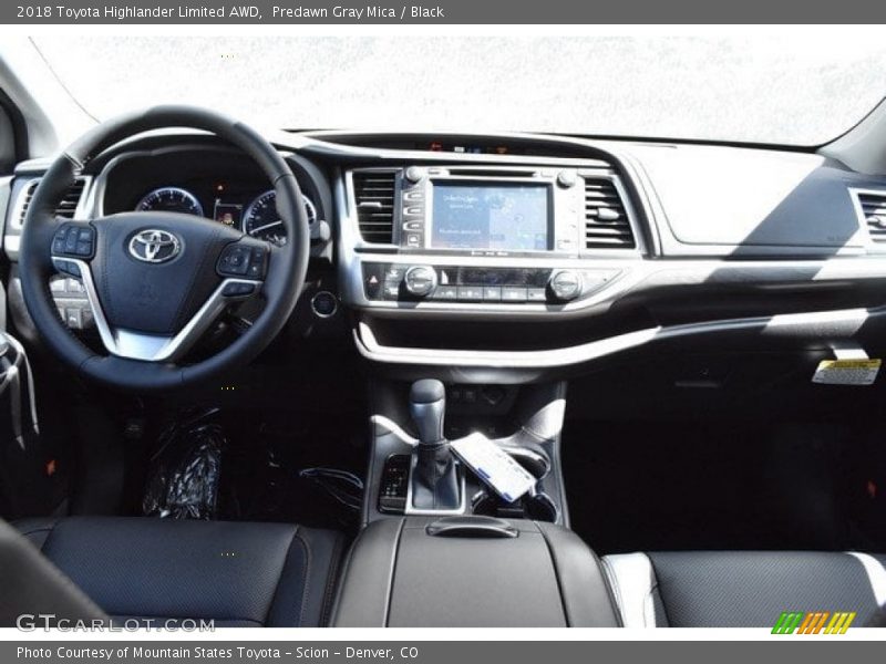 Predawn Gray Mica / Black 2018 Toyota Highlander Limited AWD