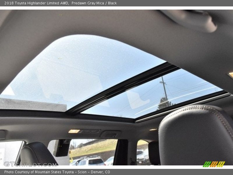 Predawn Gray Mica / Black 2018 Toyota Highlander Limited AWD