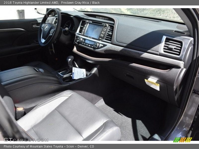 Predawn Gray Mica / Black 2018 Toyota Highlander Limited AWD