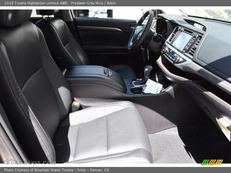 Predawn Gray Mica / Black 2018 Toyota Highlander Limited AWD