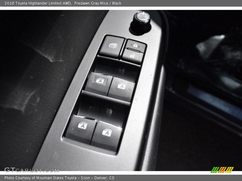 Predawn Gray Mica / Black 2018 Toyota Highlander Limited AWD