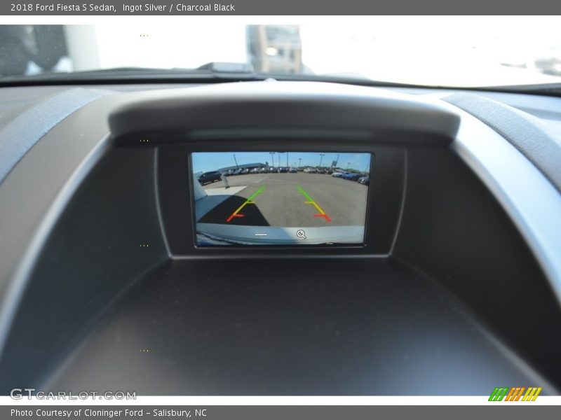 Ingot Silver / Charcoal Black 2018 Ford Fiesta S Sedan