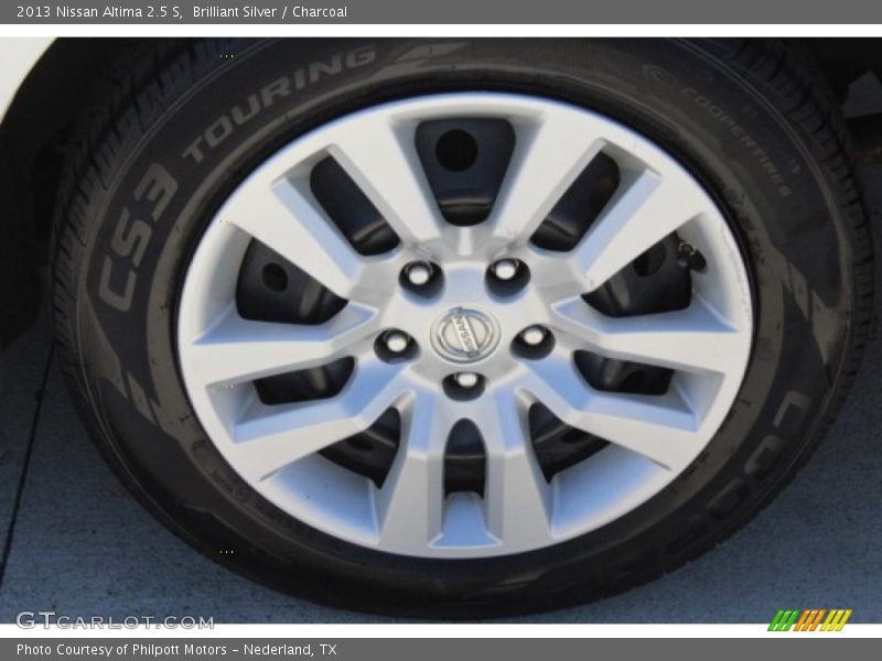 Brilliant Silver / Charcoal 2013 Nissan Altima 2.5 S