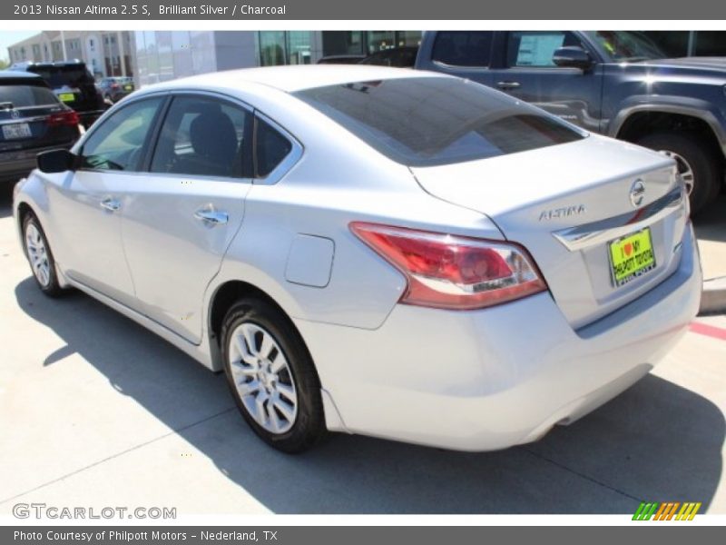 Brilliant Silver / Charcoal 2013 Nissan Altima 2.5 S