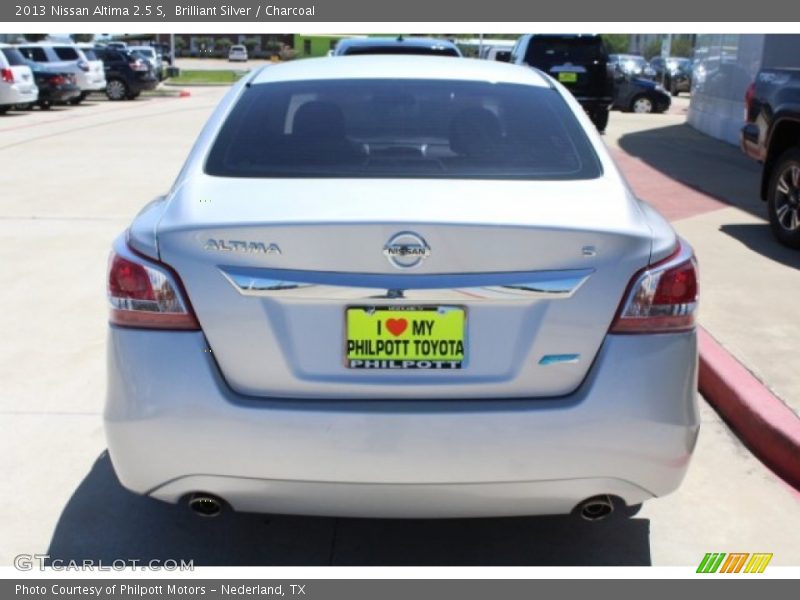 Brilliant Silver / Charcoal 2013 Nissan Altima 2.5 S