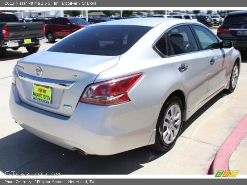 Brilliant Silver / Charcoal 2013 Nissan Altima 2.5 S