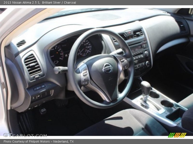 Brilliant Silver / Charcoal 2013 Nissan Altima 2.5 S