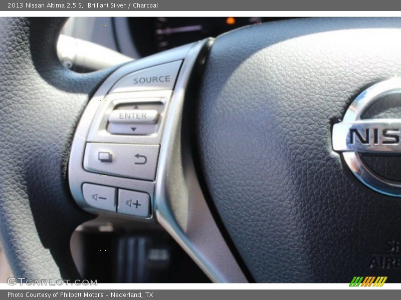 Brilliant Silver / Charcoal 2013 Nissan Altima 2.5 S