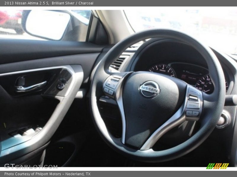 Brilliant Silver / Charcoal 2013 Nissan Altima 2.5 S