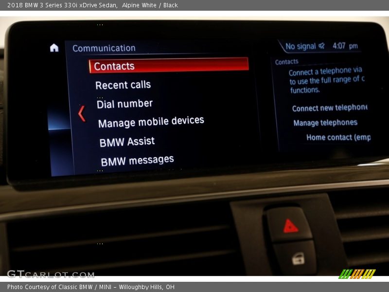 Alpine White / Black 2018 BMW 3 Series 330i xDrive Sedan