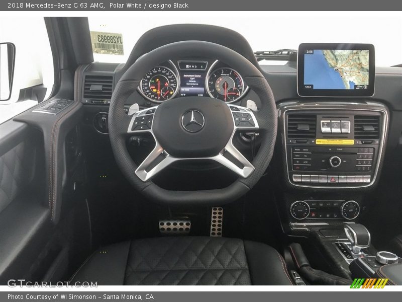 Polar White / designo Black 2018 Mercedes-Benz G 63 AMG