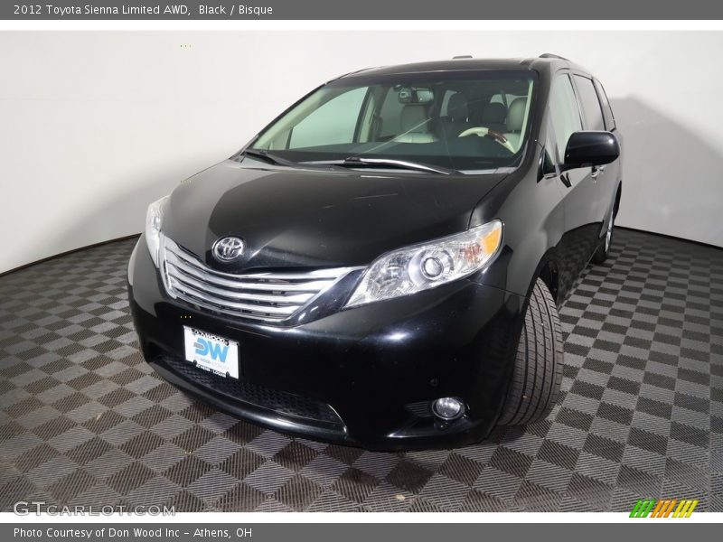 Black / Bisque 2012 Toyota Sienna Limited AWD