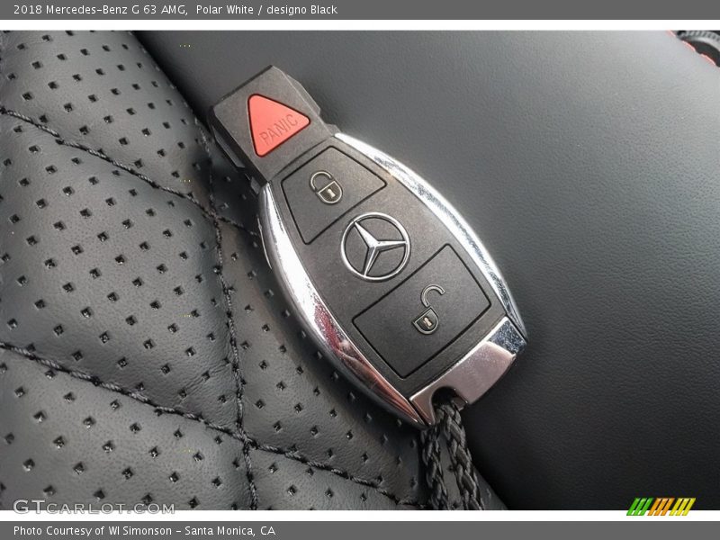 Keys of 2018 G 63 AMG