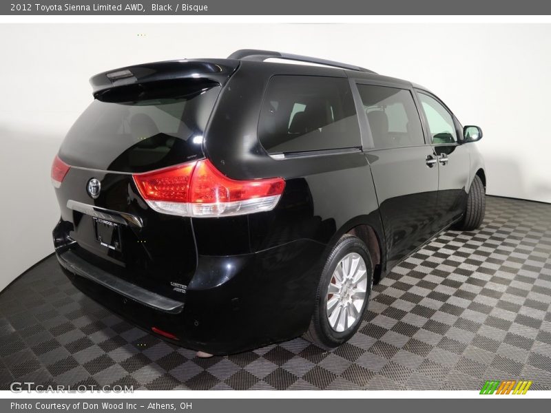 Black / Bisque 2012 Toyota Sienna Limited AWD