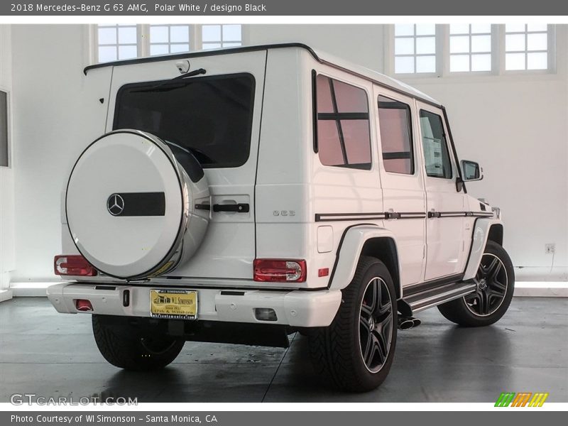 Polar White / designo Black 2018 Mercedes-Benz G 63 AMG