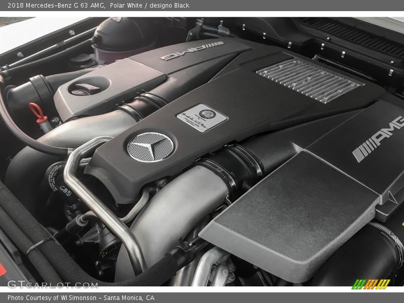  2018 G 63 AMG Engine - 5.5 Liter AMG biturbo DOHC 32-Valve VVT V8