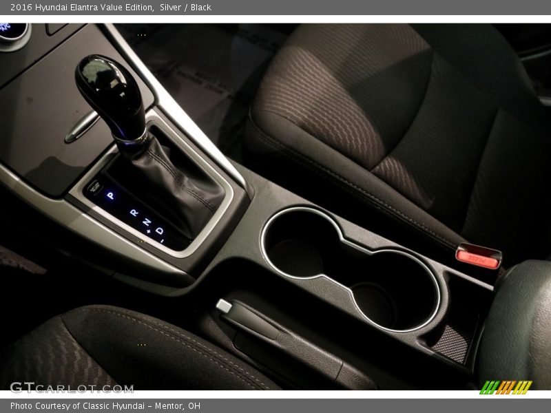 Silver / Black 2016 Hyundai Elantra Value Edition