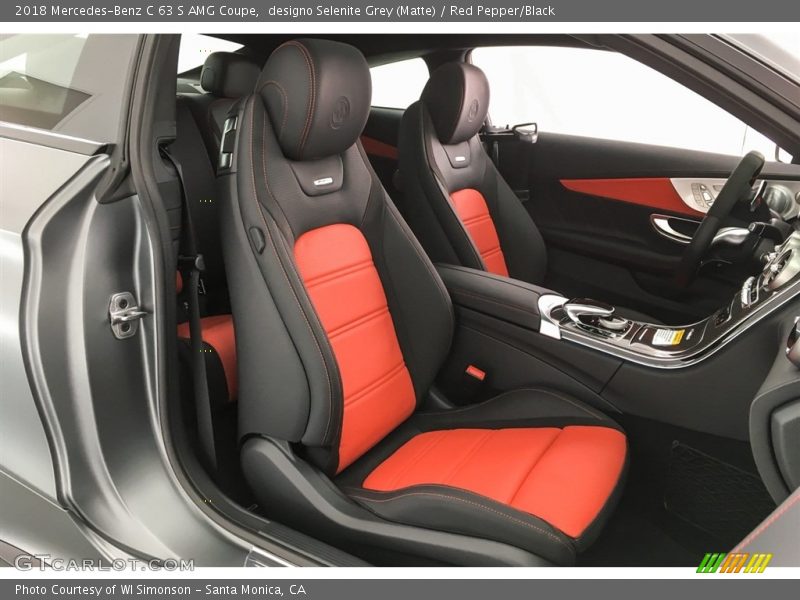 Front Seat of 2018 C 63 S AMG Coupe