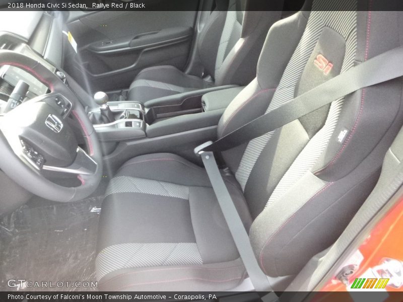 Rallye Red / Black 2018 Honda Civic Si Sedan
