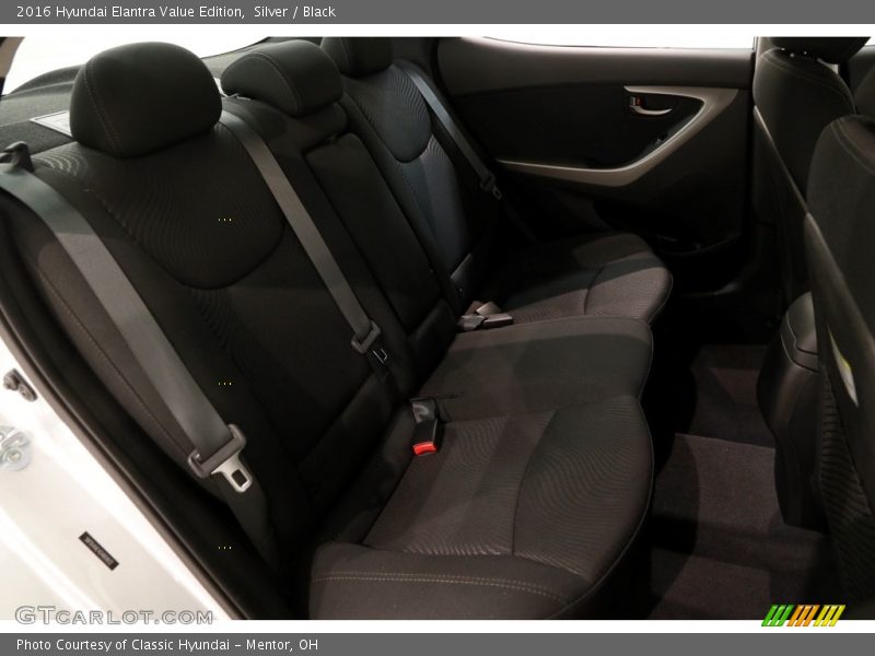 Silver / Black 2016 Hyundai Elantra Value Edition