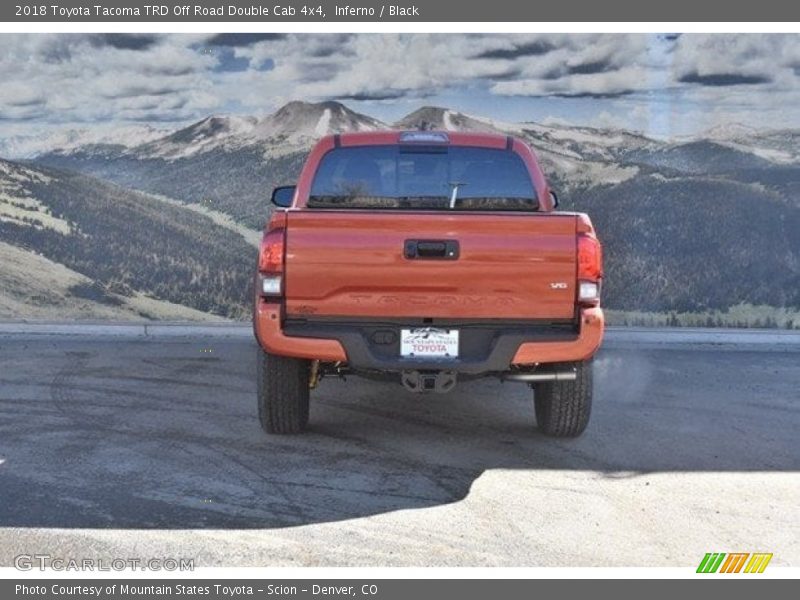 Inferno / Black 2018 Toyota Tacoma TRD Off Road Double Cab 4x4