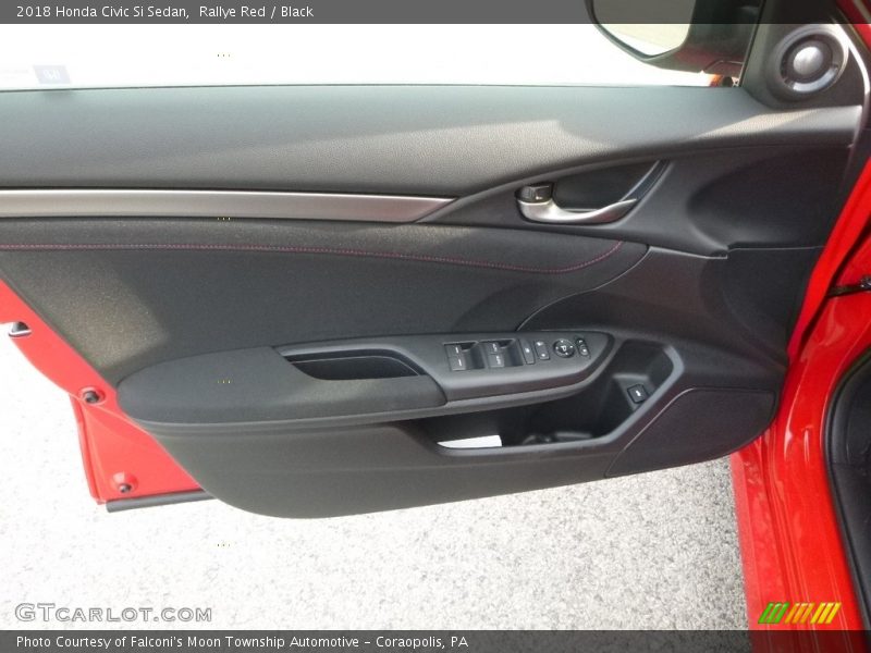 Rallye Red / Black 2018 Honda Civic Si Sedan
