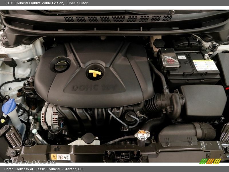 Silver / Black 2016 Hyundai Elantra Value Edition