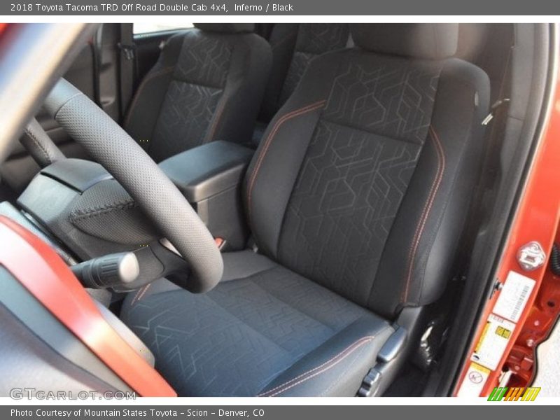 Inferno / Black 2018 Toyota Tacoma TRD Off Road Double Cab 4x4