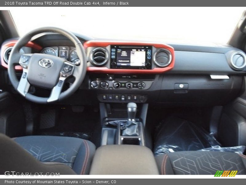Inferno / Black 2018 Toyota Tacoma TRD Off Road Double Cab 4x4