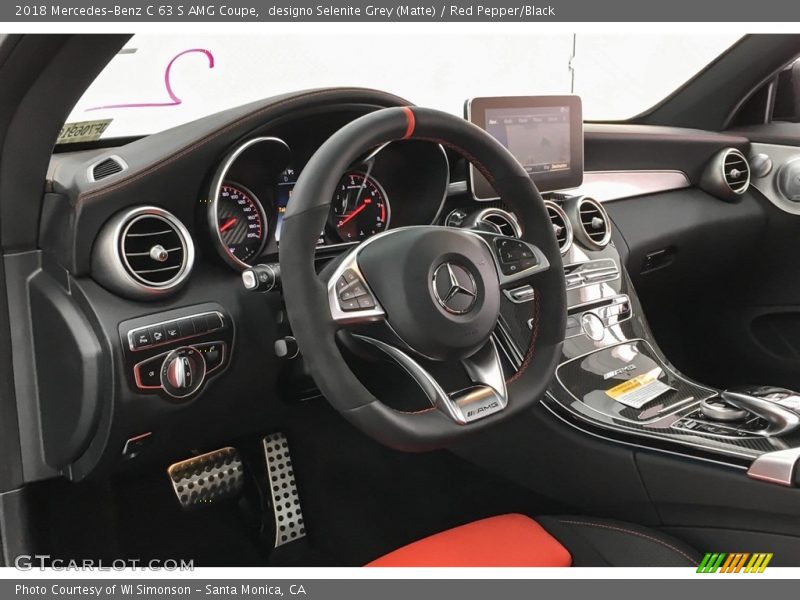 Dashboard of 2018 C 63 S AMG Coupe