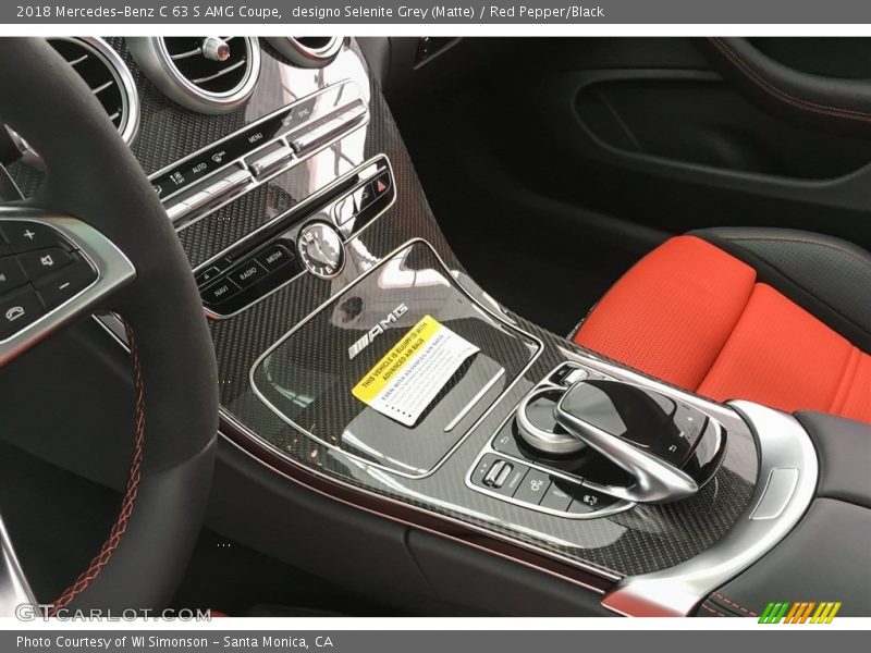 Controls of 2018 C 63 S AMG Coupe
