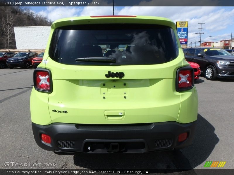 Hypergreen / Black 2018 Jeep Renegade Latitude 4x4