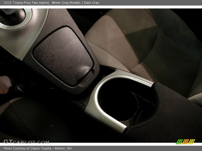 Winter Gray Metallic / Dark Gray 2015 Toyota Prius Two Hybrid
