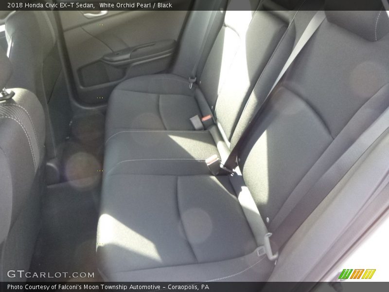 White Orchid Pearl / Black 2018 Honda Civic EX-T Sedan
