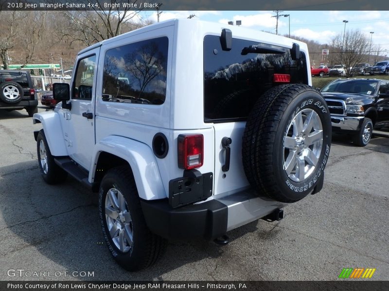 Bright White / Black 2018 Jeep Wrangler Sahara 4x4