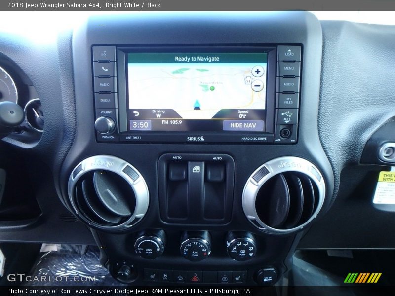Bright White / Black 2018 Jeep Wrangler Sahara 4x4