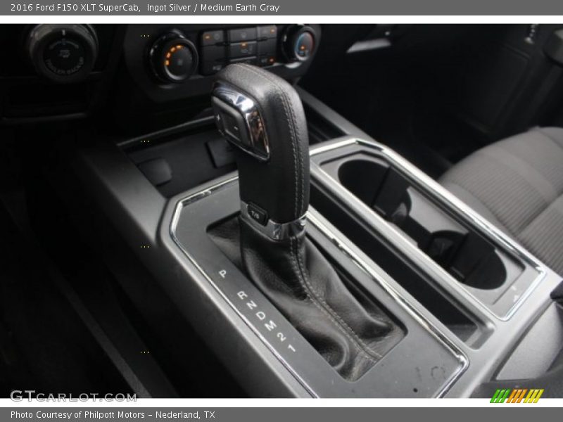 Ingot Silver / Medium Earth Gray 2016 Ford F150 XLT SuperCab