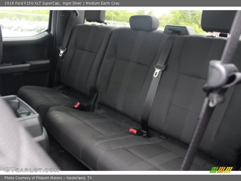 Ingot Silver / Medium Earth Gray 2016 Ford F150 XLT SuperCab