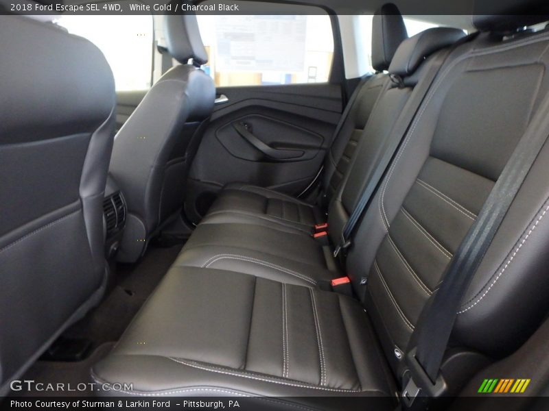 White Gold / Charcoal Black 2018 Ford Escape SEL 4WD