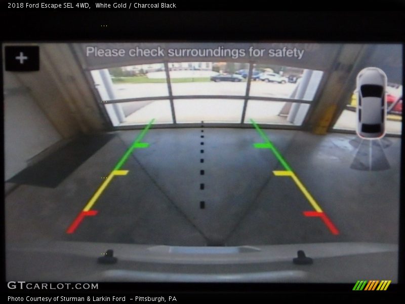 White Gold / Charcoal Black 2018 Ford Escape SEL 4WD