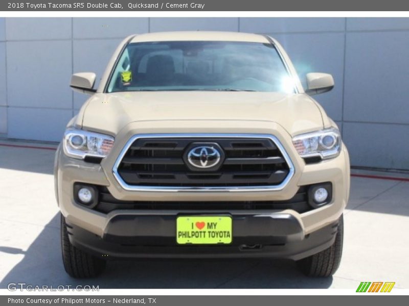 Quicksand / Cement Gray 2018 Toyota Tacoma SR5 Double Cab