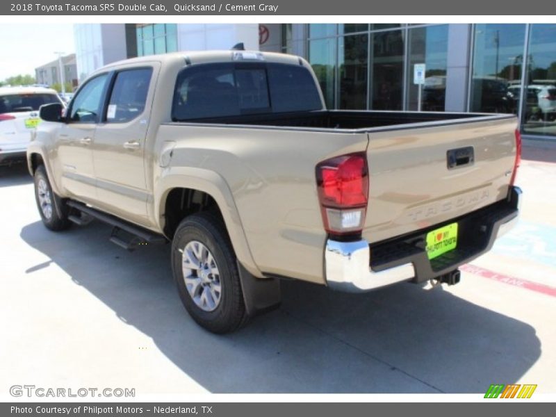Quicksand / Cement Gray 2018 Toyota Tacoma SR5 Double Cab