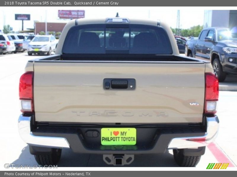 Quicksand / Cement Gray 2018 Toyota Tacoma SR5 Double Cab
