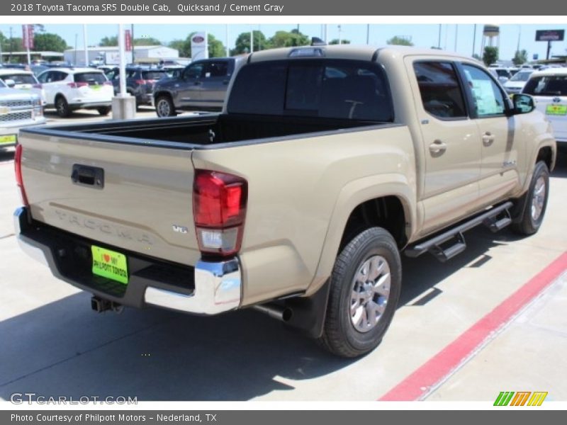 Quicksand / Cement Gray 2018 Toyota Tacoma SR5 Double Cab