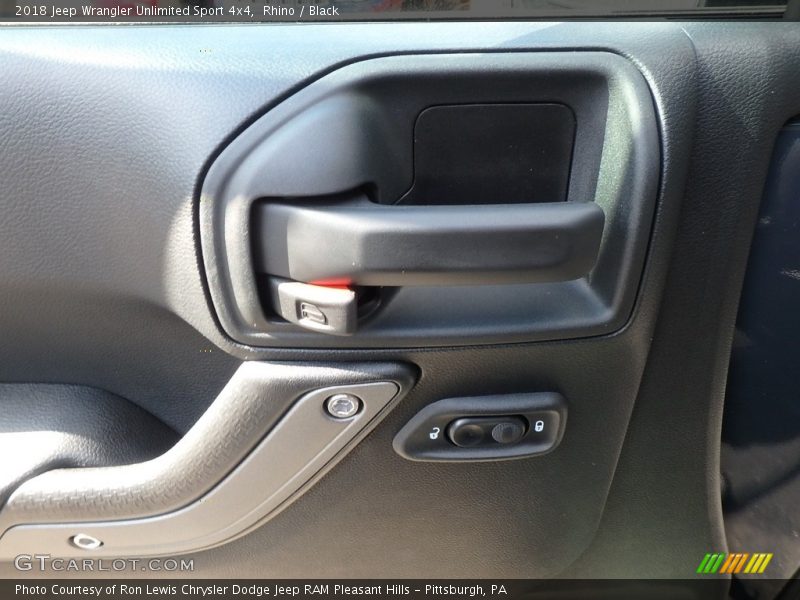 Rhino / Black 2018 Jeep Wrangler Unlimited Sport 4x4