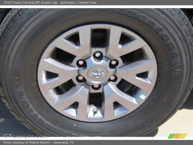 Quicksand / Cement Gray 2018 Toyota Tacoma SR5 Double Cab