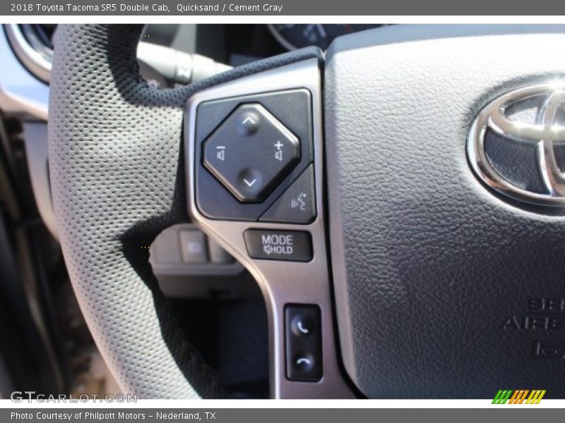 Quicksand / Cement Gray 2018 Toyota Tacoma SR5 Double Cab