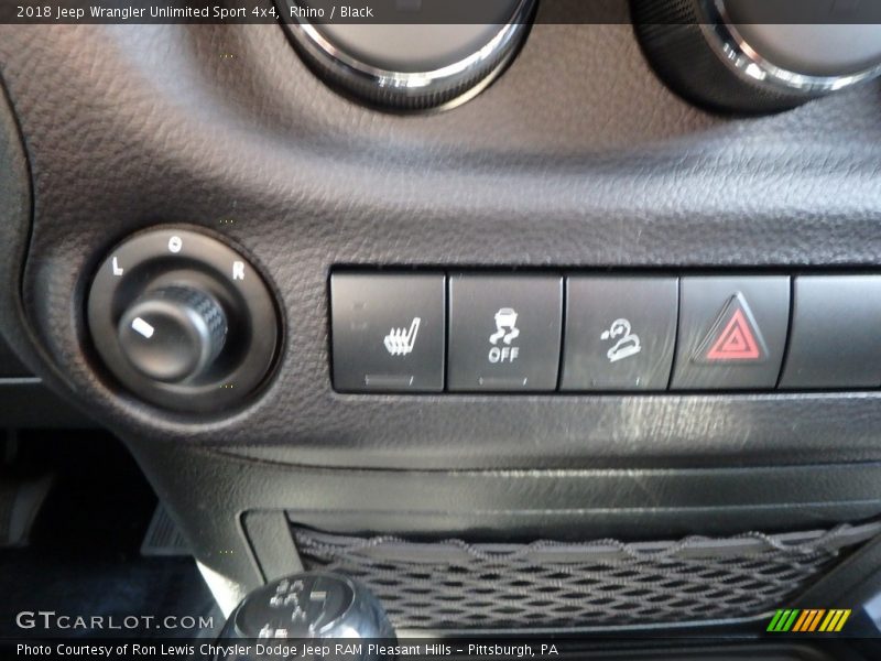 Rhino / Black 2018 Jeep Wrangler Unlimited Sport 4x4