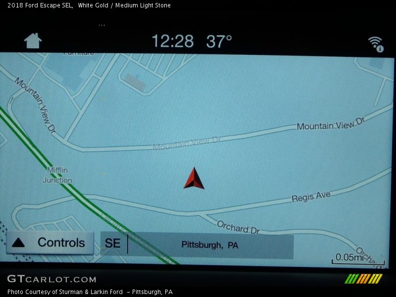 White Gold / Medium Light Stone 2018 Ford Escape SEL